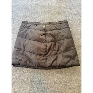 SwissTech Skirt Womens XL 16-18 Black Puffer Quilted Insulated Winter Warm